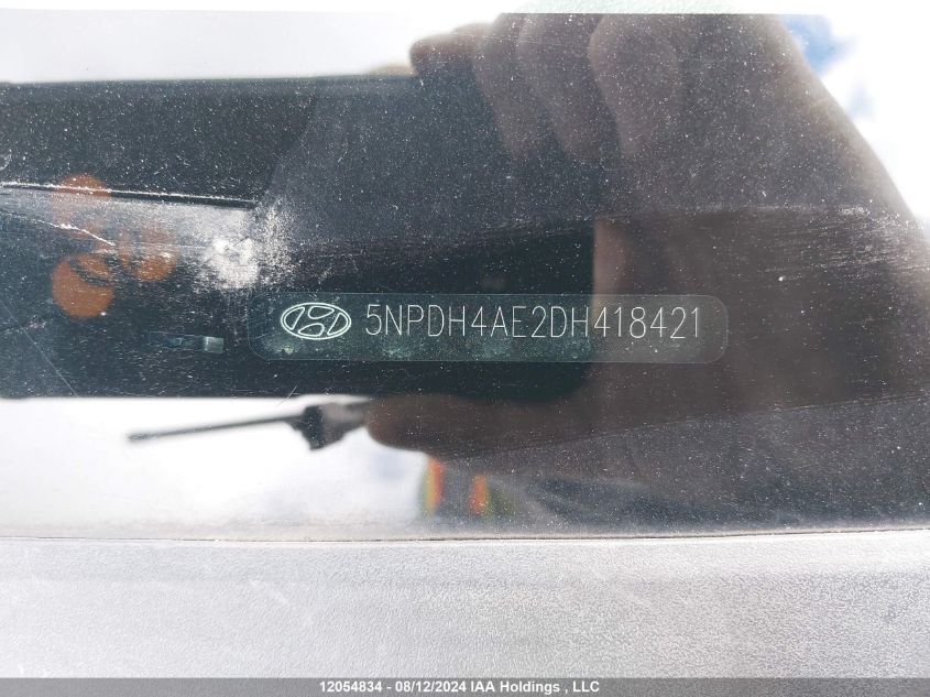 2013 Hyundai Elantra Gl VIN: 5NPDH4AE2DH418421 Lot: 12054834