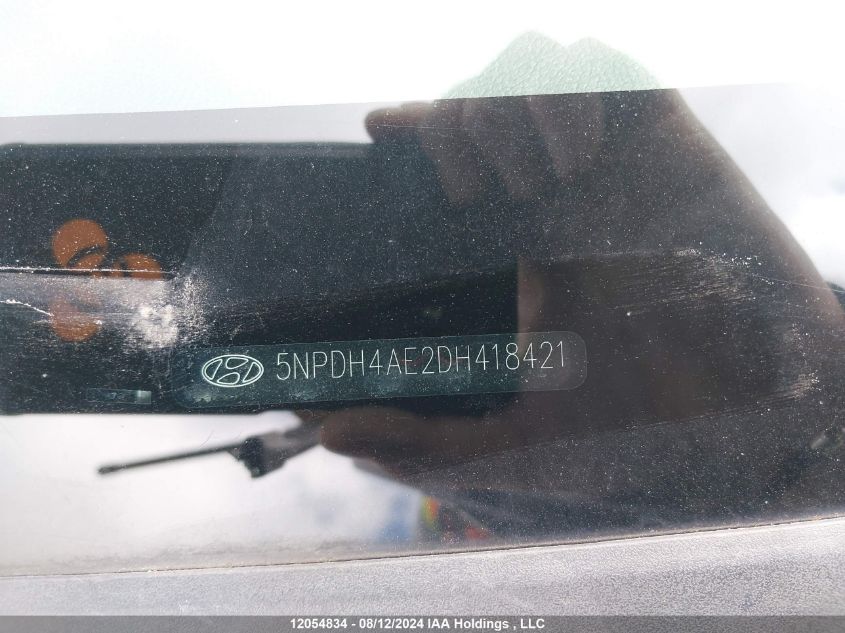 2013 Hyundai Elantra Gl VIN: 5NPDH4AE2DH418421 Lot: 12054834
