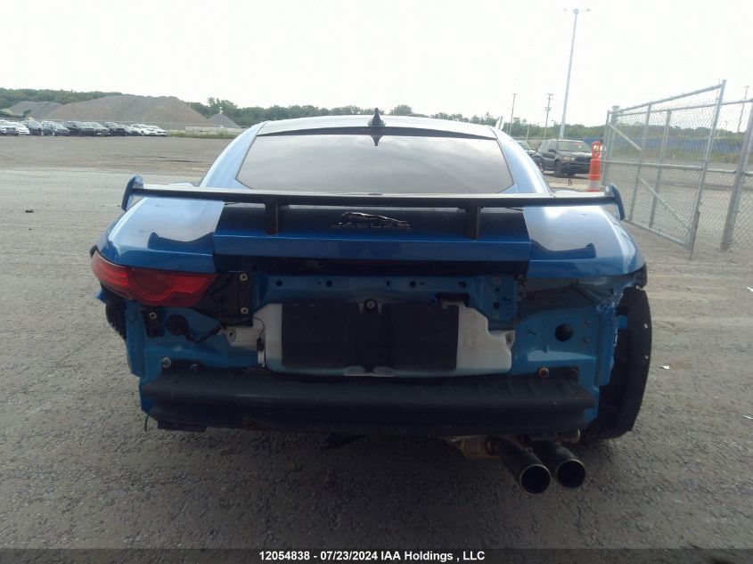 2017 Jaguar F-Type Svr VIN: SAJWJ6J82HMK43720 Lot: 12054838