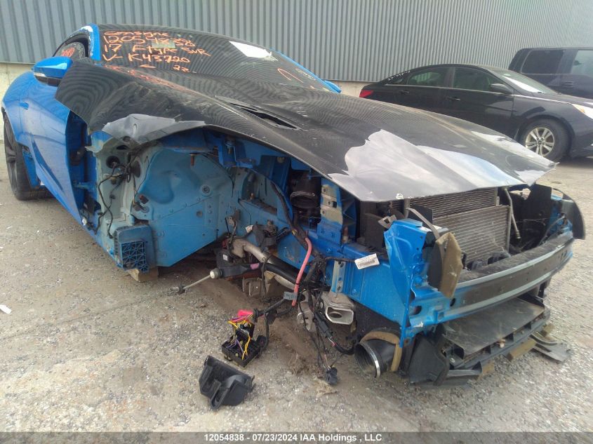 2017 Jaguar F-Type Svr VIN: SAJWJ6J82HMK43720 Lot: 12054838