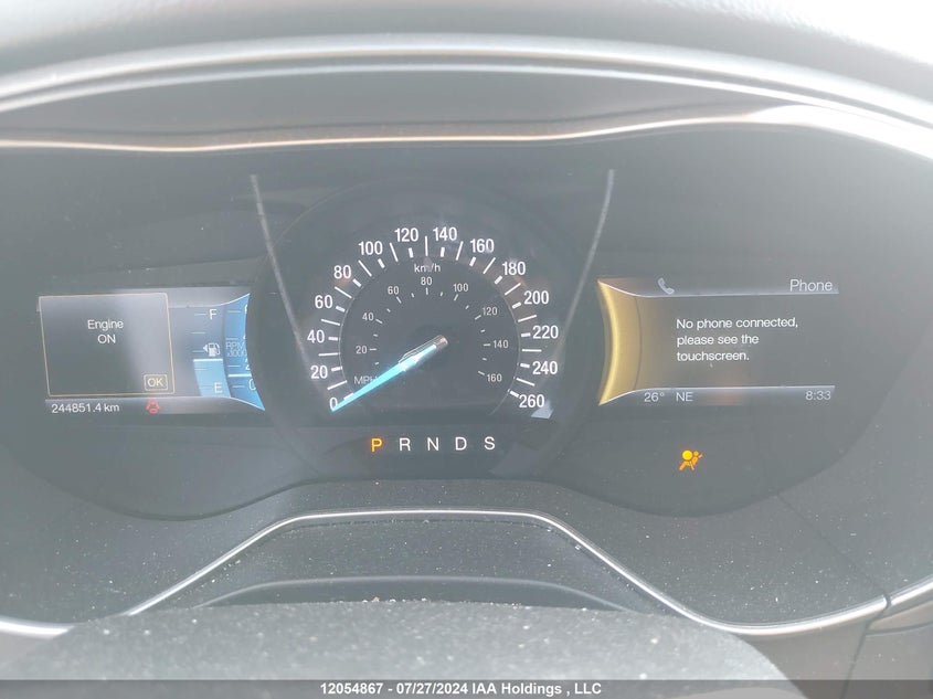 2014 Ford Fusion Titanium VIN: 3FA6P0D97ER105372 Lot: 12054867