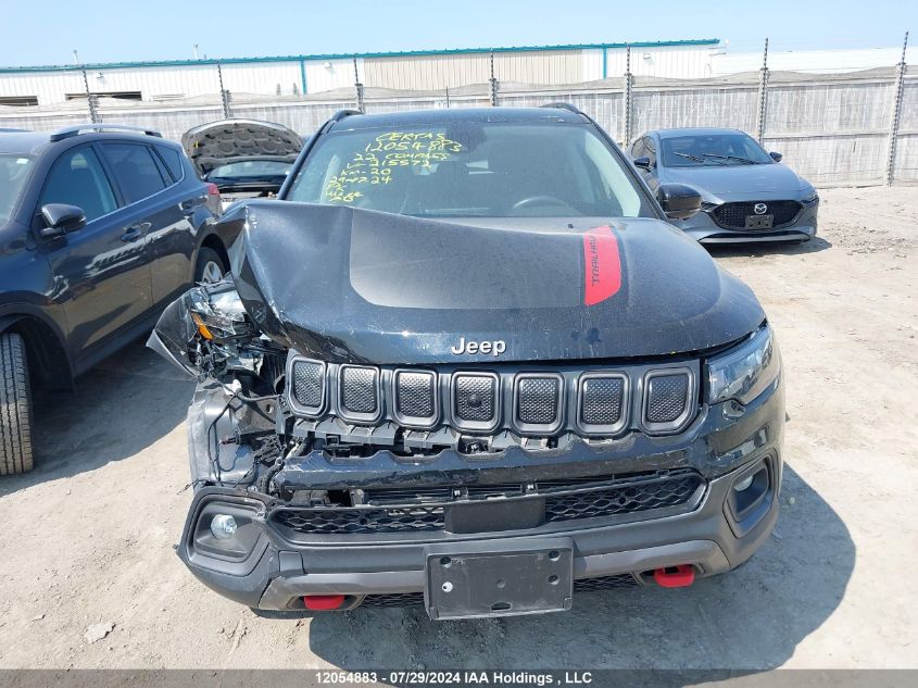 2022 Jeep Compass Trailhawk VIN: 3C4NJDDB0NT215572 Lot: 12054883