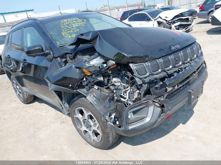 2022 Jeep Compass Trailhawk VIN: 3C4NJDDB0NT215572 Lot: 12054883