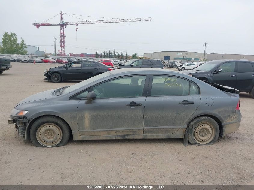 2010 Honda Civic Dx VIN: 2HGFA1F25AH000614 Lot: 12054905