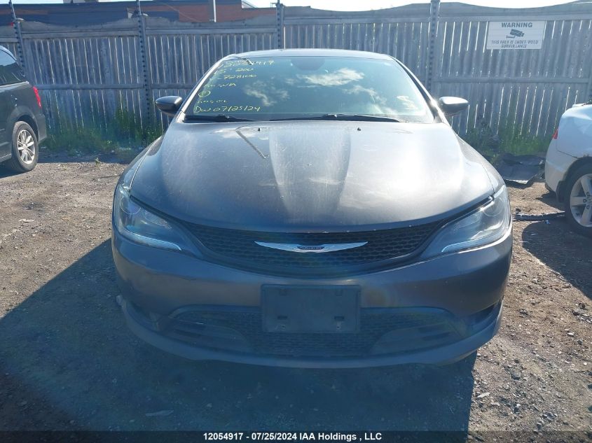 2015 Chrysler 200 S VIN: 1C3CCCBG5FN728106 Lot: 12054917