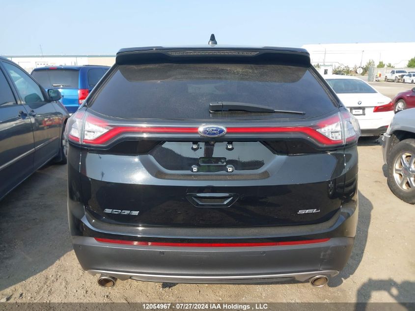 2018 Ford Edge Sel VIN: 2FMPK3J83JBB27335 Lot: 12054967