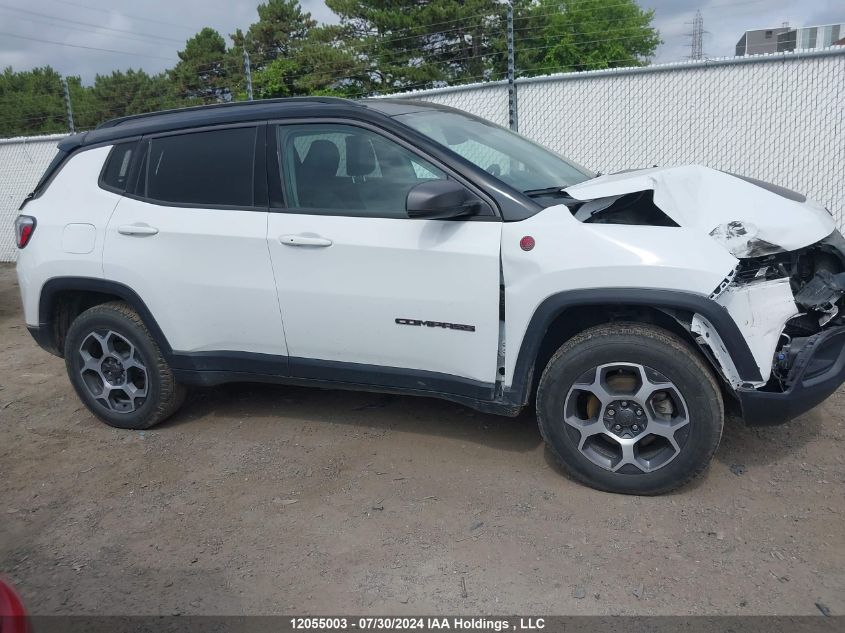 2022 Jeep Compass VIN: 3C4NJDDB3NT118706 Lot: 12055003