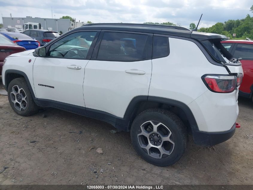 2022 Jeep Compass VIN: 3C4NJDDB3NT118706 Lot: 12055003