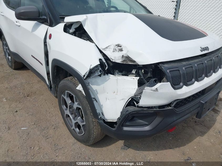 2022 Jeep Compass VIN: 3C4NJDDB3NT118706 Lot: 12055003