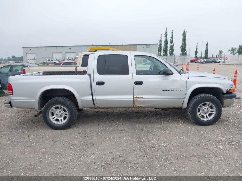 2002 Dodge Dakota Quad Sport/Quad R/T VIN: 1B7HG38X82S600578 Lot: 12055010