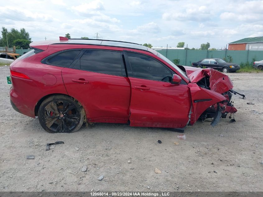 2018 Jaguar F-Pace VIN: SADCM2FV8JA350203 Lot: 12055014