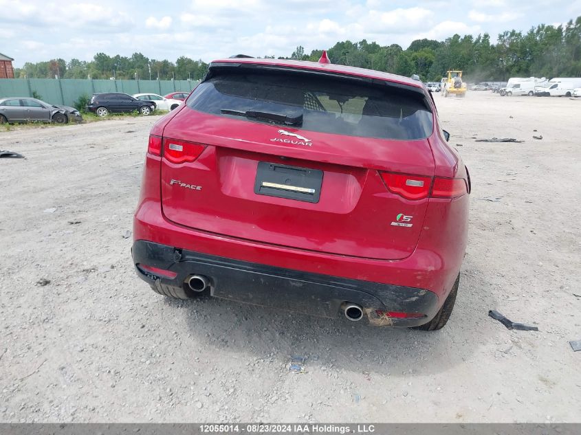 2018 Jaguar F-Pace VIN: SADCM2FV8JA350203 Lot: 12055014