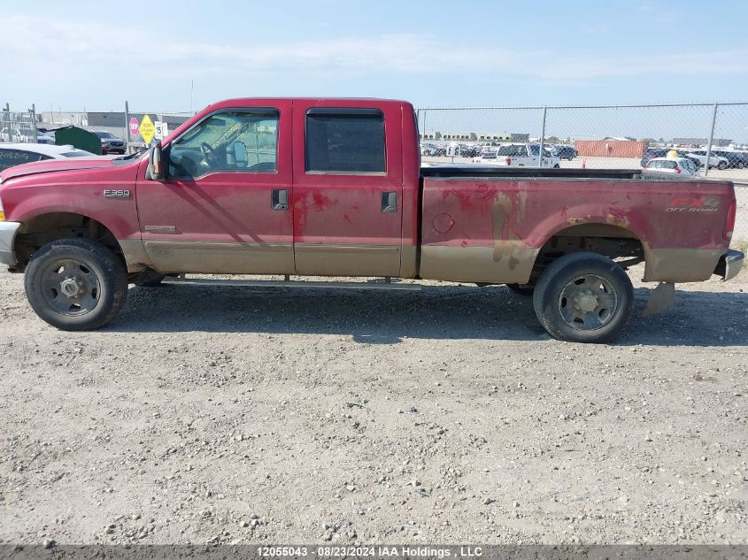 2003 Ford F350 Srw Super Duty VIN: 1FTSW31P43ED55703 Lot: 12055043