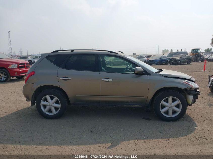 2004 Nissan Murano Sl/Se VIN: JN8AZ08WX4W300400 Lot: 12055046