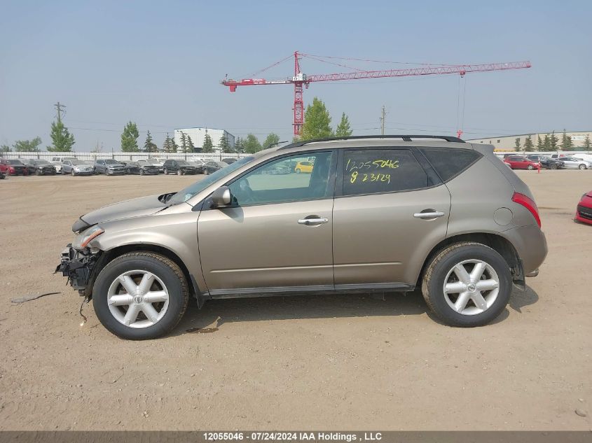 2004 Nissan Murano Sl/Se VIN: JN8AZ08WX4W300400 Lot: 12055046