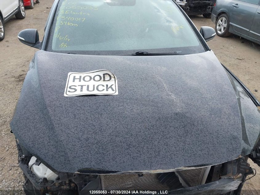 2018 Hyundai Elantra VIN: KMHD84LF9JU540017 Lot: 12055053