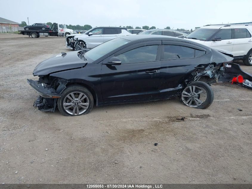 2018 Hyundai Elantra VIN: KMHD84LF9JU540017 Lot: 12055053