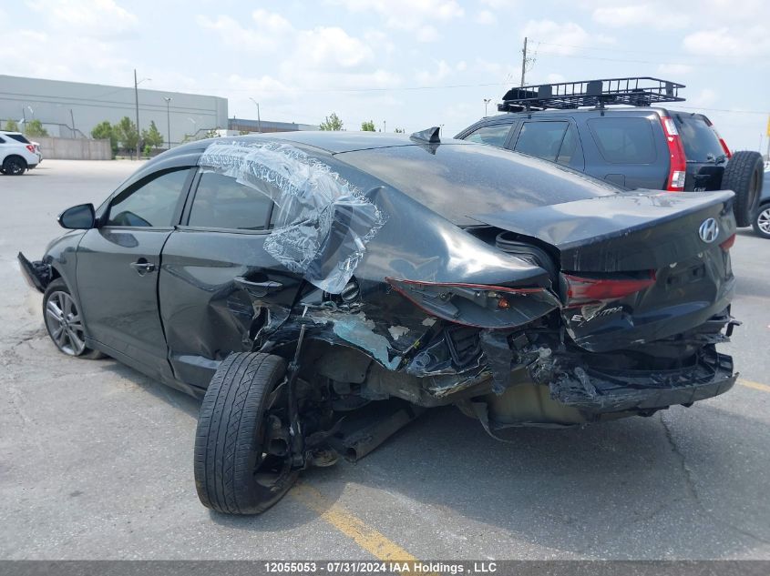 2018 Hyundai Elantra VIN: KMHD84LF9JU540017 Lot: 12055053