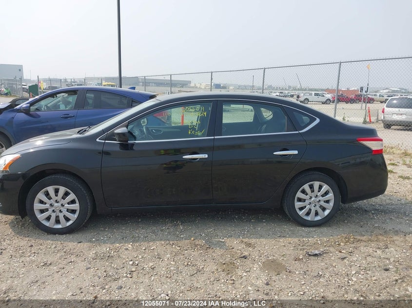 2014 Nissan Sentra S/Sv/Sr/Sl VIN: 3N1AB7AP2EL695792 Lot: 12055071