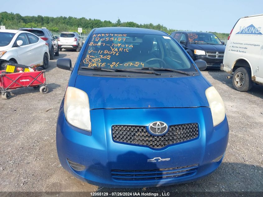 2007 Toyota Yaris VIN: JTDJT923675112046 Lot: 12055129