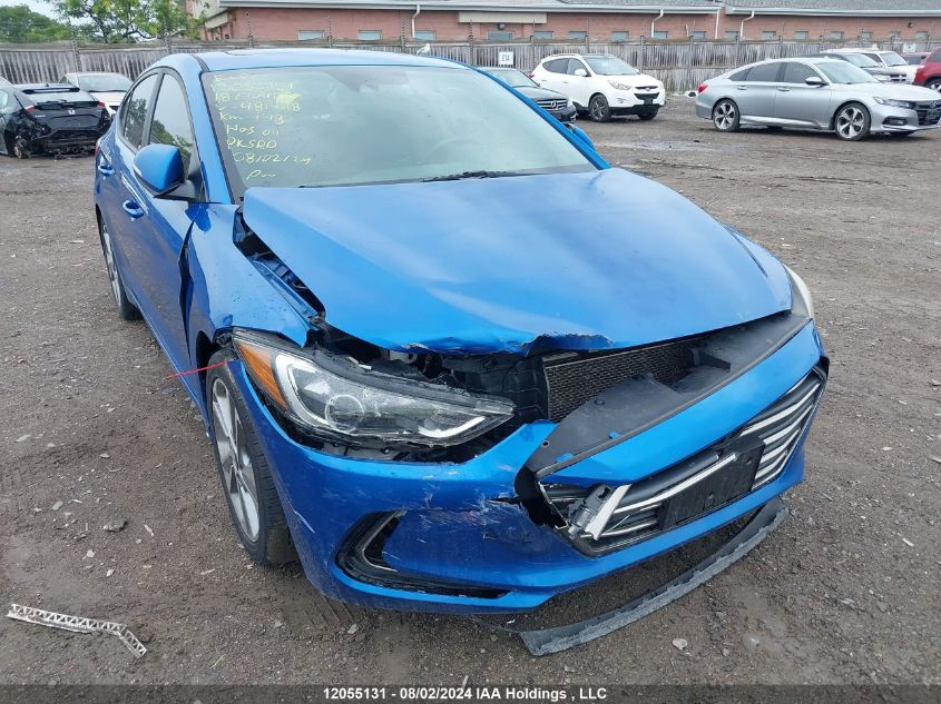 2018 Hyundai Elantra Gls VIN: KMHD84LF3JU481448 Lot: 12055131