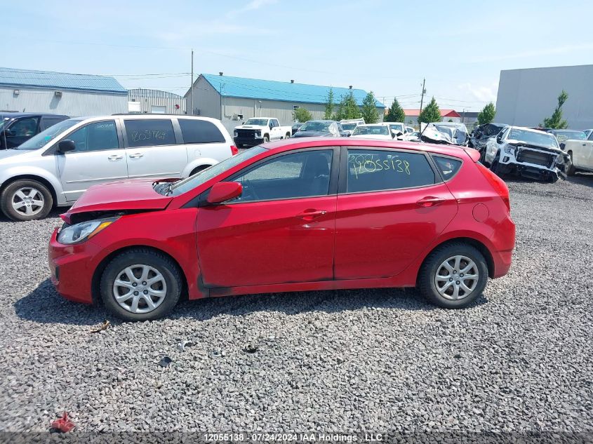 2013 Hyundai Accent Gl VIN: KMHCT5AE0DU110746 Lot: 12055138