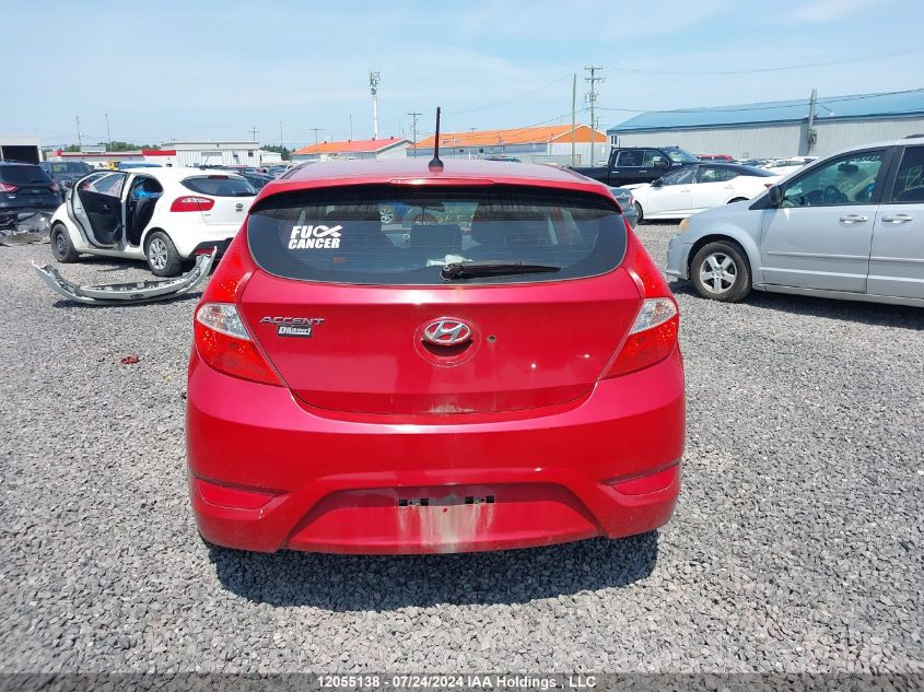 2013 Hyundai Accent Gl VIN: KMHCT5AE0DU110746 Lot: 12055138