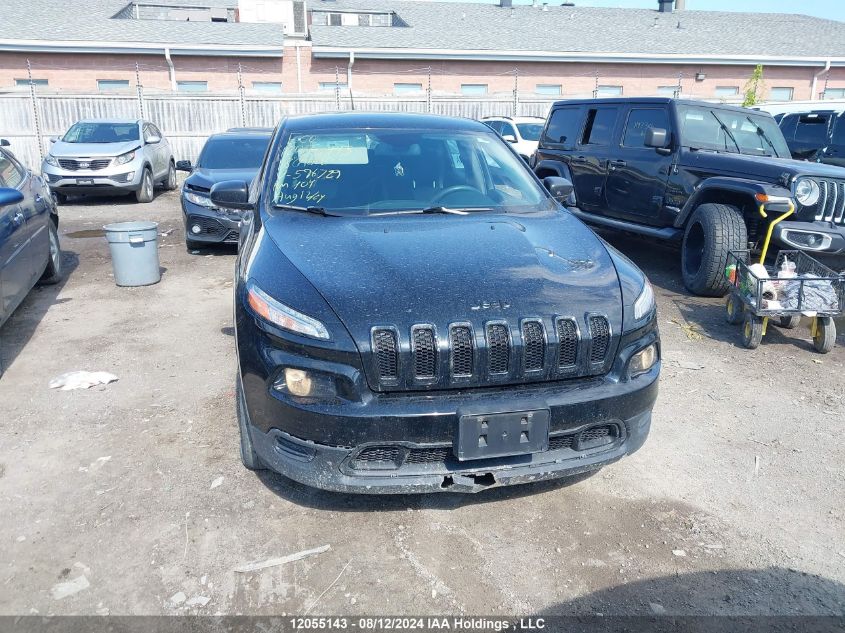 2018 Jeep Cherokee Sport VIN: 1C4PJLAB5JD596729 Lot: 12055143