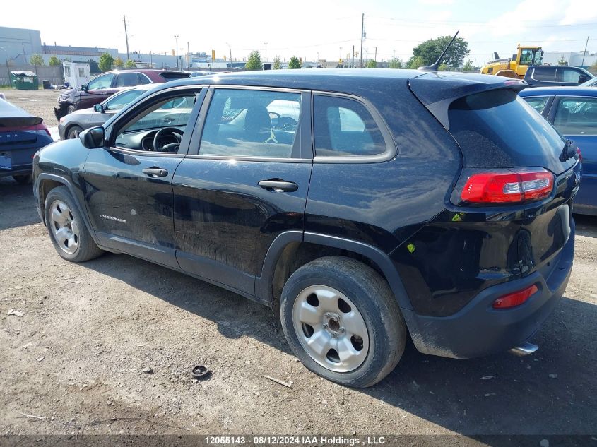 2018 Jeep Cherokee Sport VIN: 1C4PJLAB5JD596729 Lot: 12055143