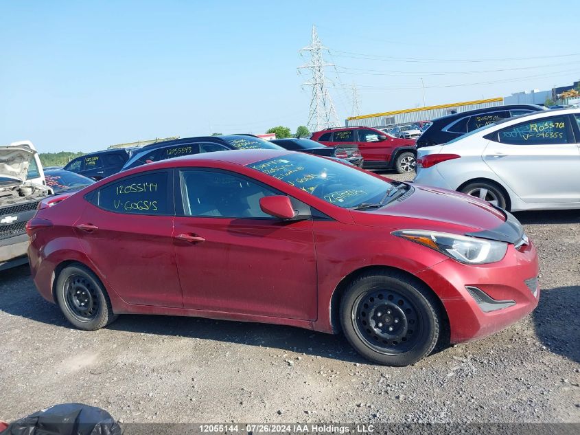 2015 Hyundai Elantra Gl VIN: 5NPDH4AE5FH606515 Lot: 12055144