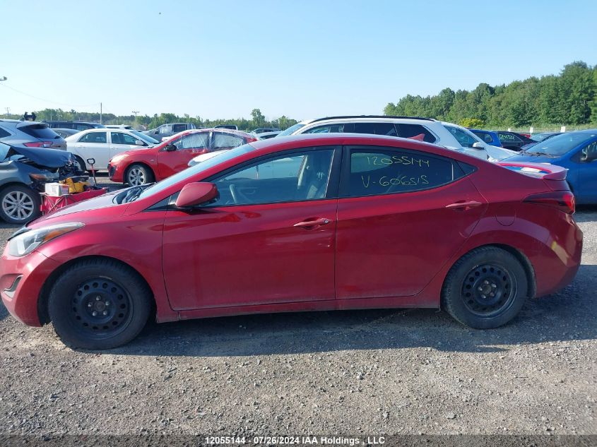 2015 Hyundai Elantra Gl VIN: 5NPDH4AE5FH606515 Lot: 12055144