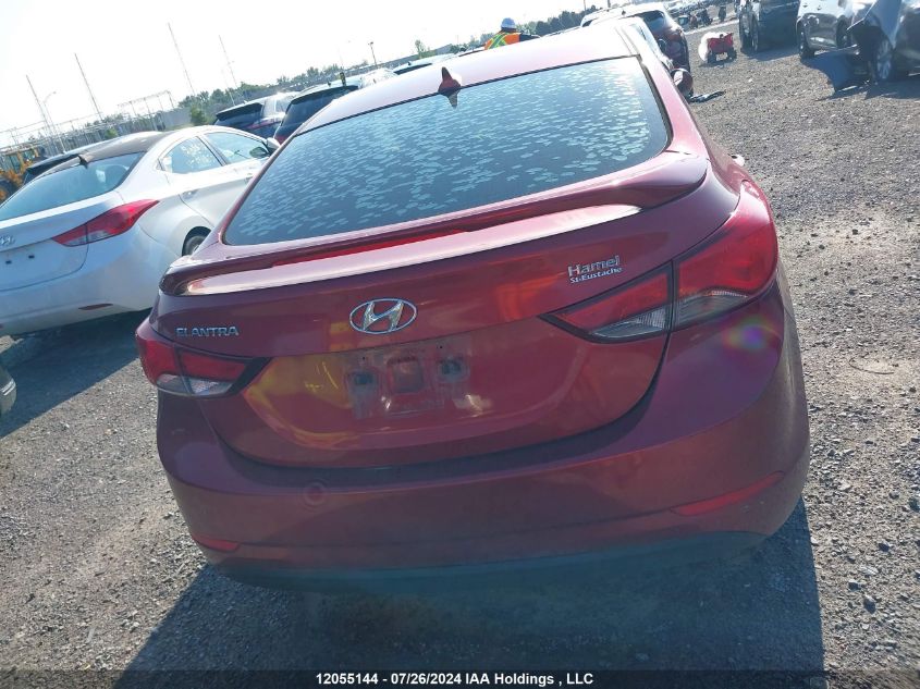 2015 Hyundai Elantra Gl VIN: 5NPDH4AE5FH606515 Lot: 12055144