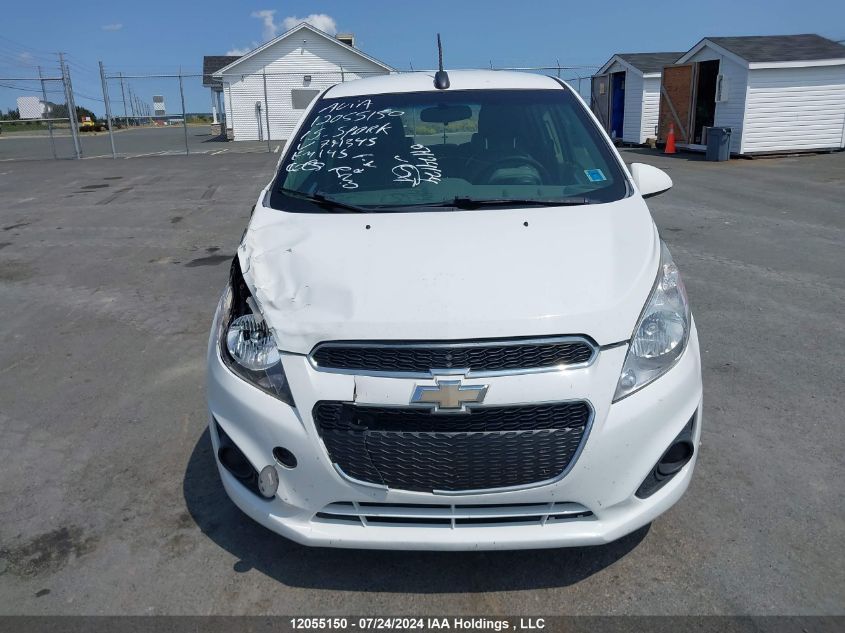 2015 Chevrolet Spark 1Lt VIN: KL8CD6S98FC791345 Lot: 12055150