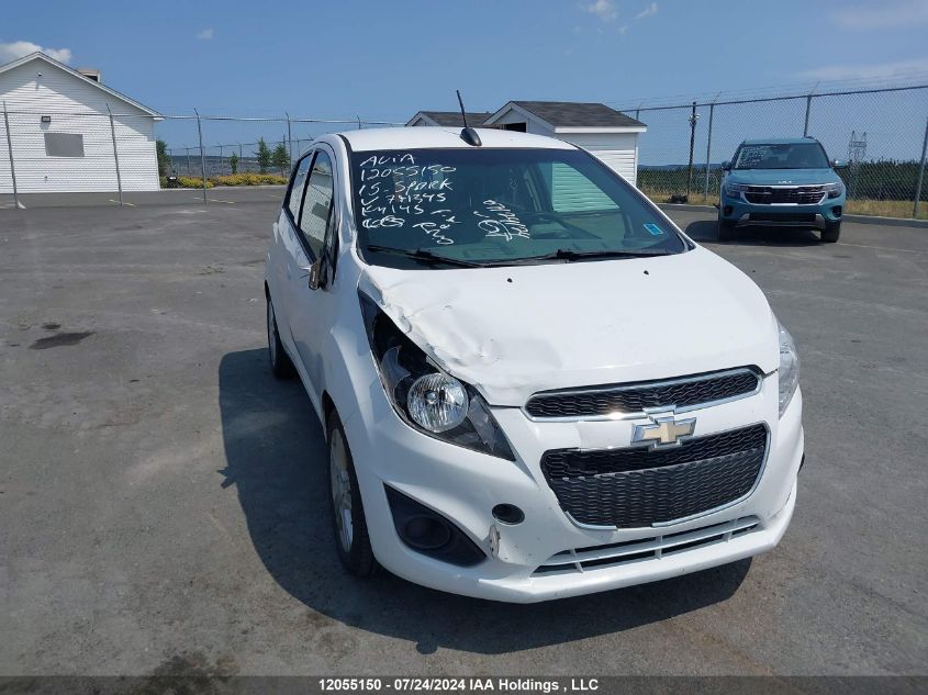 2015 Chevrolet Spark 1Lt VIN: KL8CD6S98FC791345 Lot: 12055150