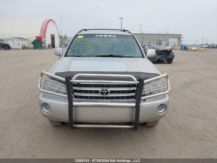 2001 Toyota Highlander VIN: JTEHF21A910002282 Lot: 12055163