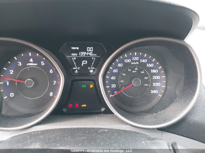 2013 Hyundai Elantra Gl VIN: 5NPDH4AE9DH349758 Lot: 12055171