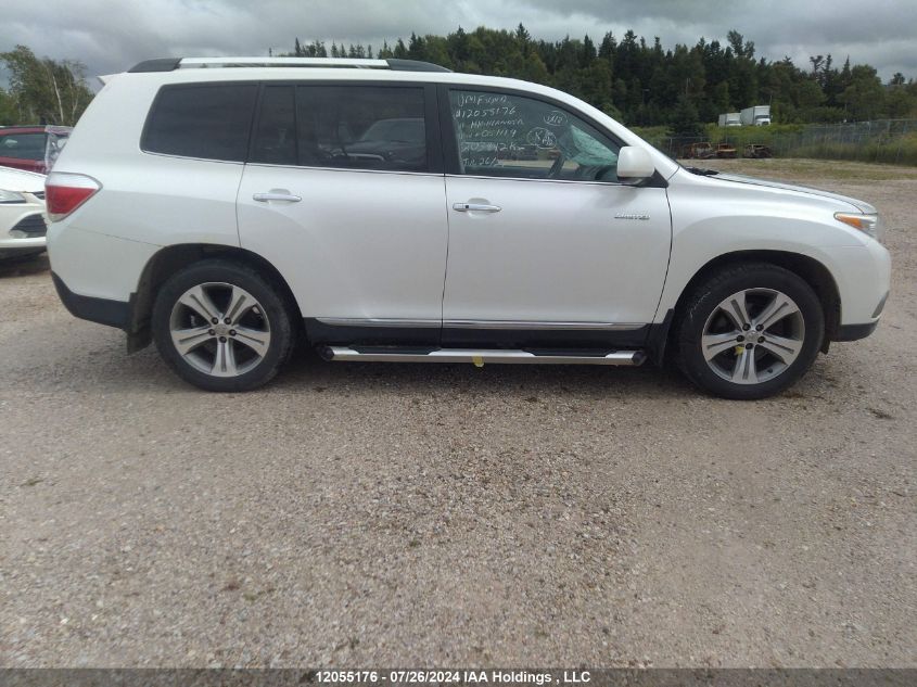 2011 Toyota Highlander V6 Limited VIN: 5TDDK3EH9BS051119 Lot: 12055176