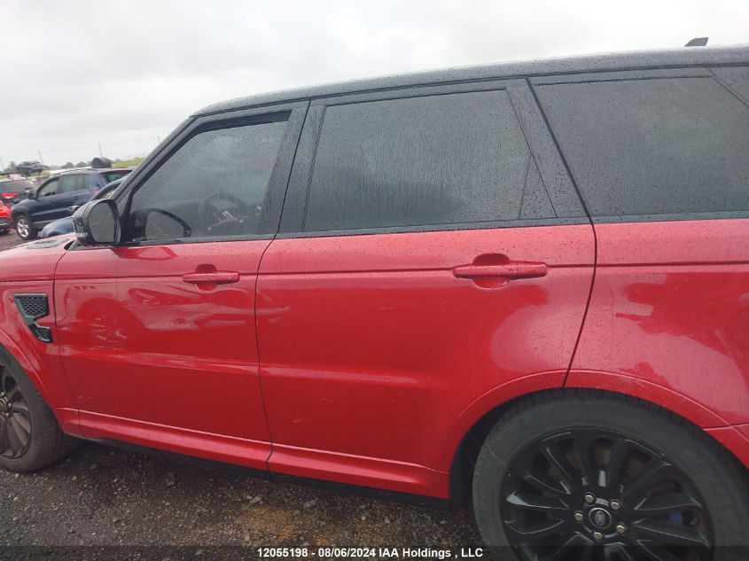 2016 Land Rover Range Rover Sport Svr VIN: SALWZ2EF6GA591456 Lot: 12055198