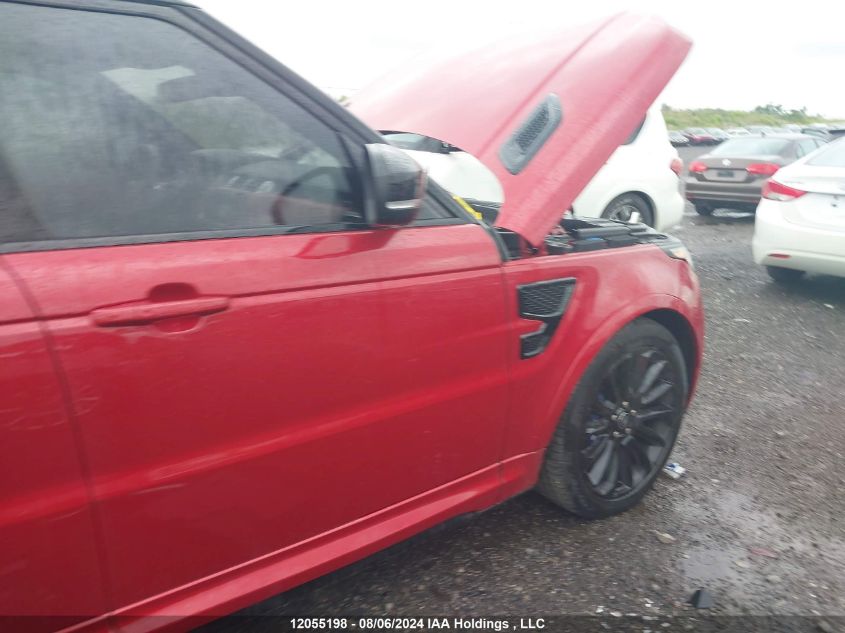 2016 Land Rover Range Rover Sport Svr VIN: SALWZ2EF6GA591456 Lot: 12055198