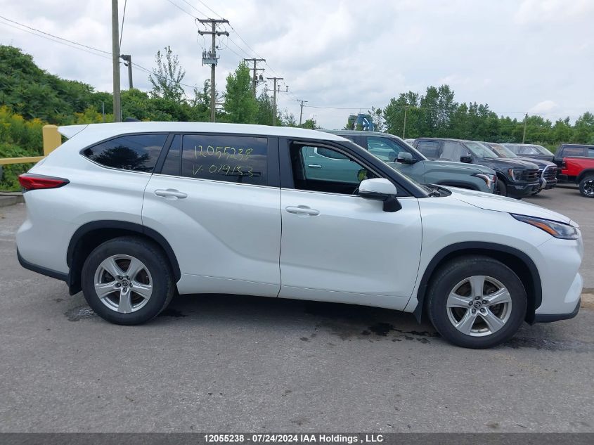 2023 Toyota Highlander L/Le/Xle/Limited/Platinum/Xse VIN: 5TDKDRBH3PS019153 Lot: 12055238
