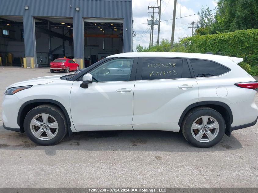2023 Toyota Highlander L/Le/Xle/Limited/Platinum/Xse VIN: 5TDKDRBH3PS019153 Lot: 12055238