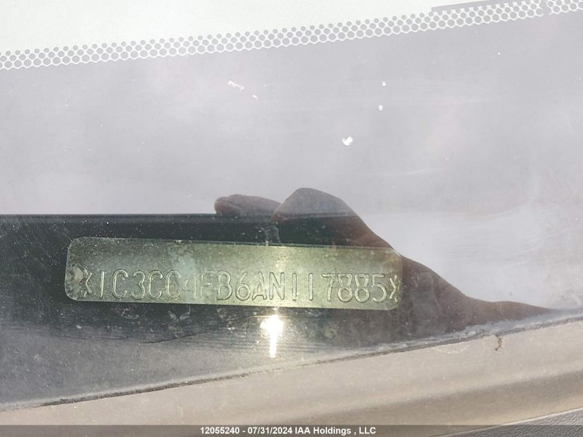 2010 Chrysler Sebring VIN: 1C3CC4FB6AN117885 Lot: 12055240