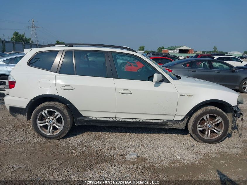 2008 BMW X3 VIN: WBXPC73438WE52262 Lot: 12055242