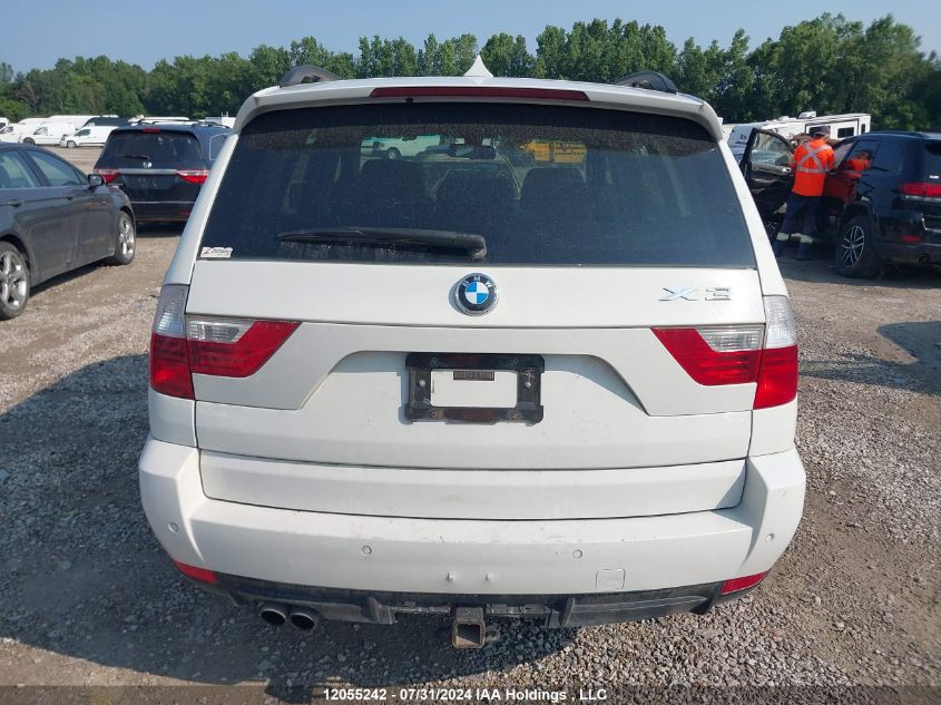2008 BMW X3 VIN: WBXPC73438WE52262 Lot: 12055242