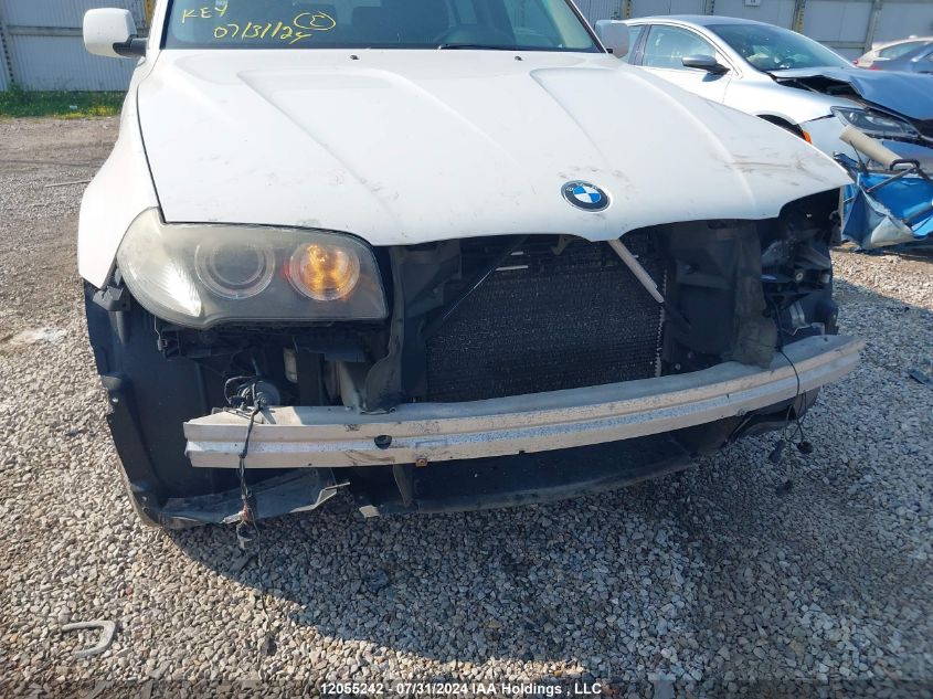 2008 BMW X3 VIN: WBXPC73438WE52262 Lot: 12055242