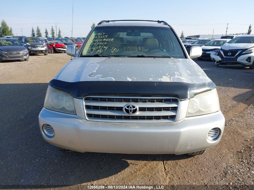2002 Toyota Highlander Limited VIN: JTEHF21A320047462 Lot: 12055259