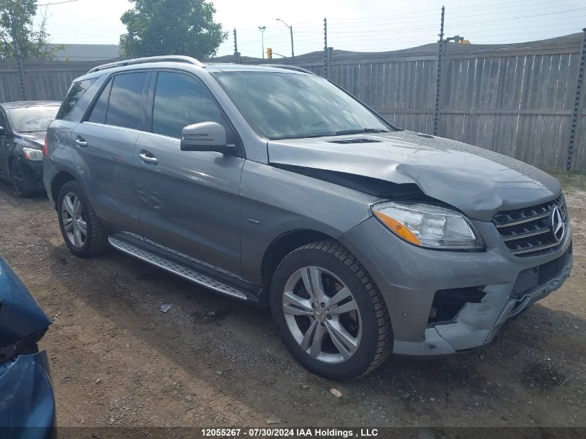 2012 Mercedes-Benz Ml 350 Bluetec VIN: 4JGDA2EB4CA003790 Lot: 12055267