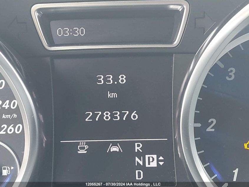 2012 Mercedes-Benz Ml 350 Bluetec VIN: 4JGDA2EB4CA003790 Lot: 12055267