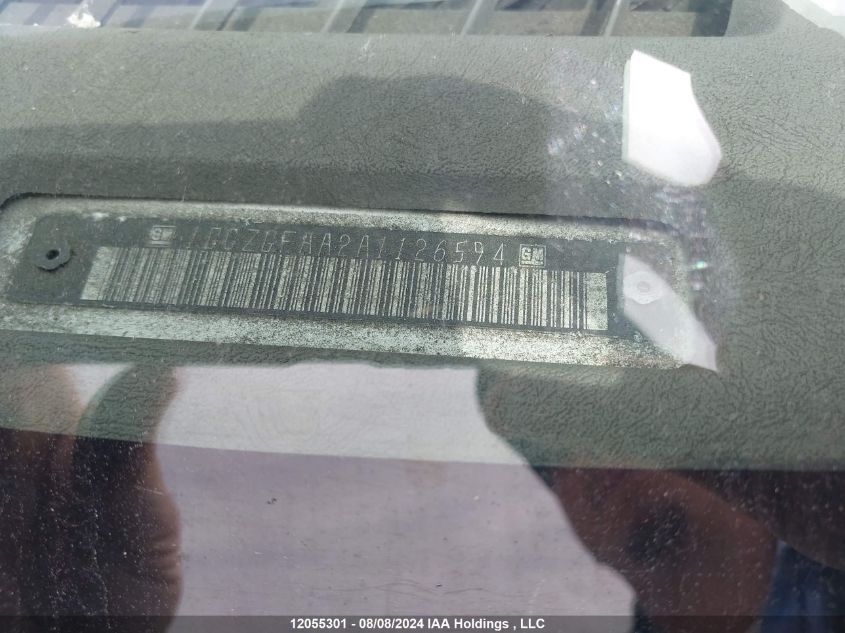 2010 Chevrolet Express G2500 VIN: 1GCZGFAA2A1126594 Lot: 12055301