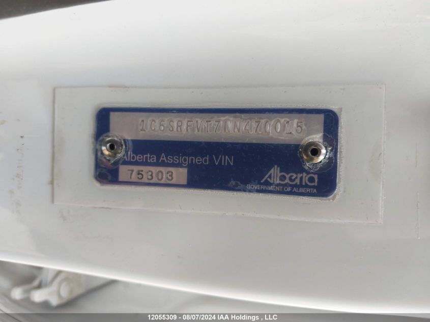 2022 Ram 1500 Sport VIN: 1C6SRFVT7NN470015 Lot: 12055309